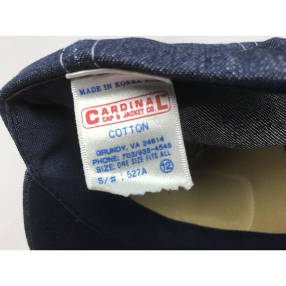 Vintage Lowell Davis Farms Denim Snapback Hat - Picture 8 of 9